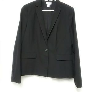 Loft Black Blazer, Dark Academia, Career Piece, Holiday, Gift, Party,